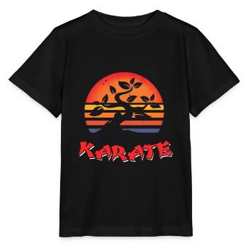 Arts Martiaux Self Défense Karaté Fille Karaté Garçon - T-shirt bio MINI CREATOR Stanley/Stella Enfant - noir - Devant - Mikhail (115cm)