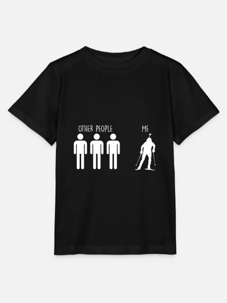 Lustiges Biathlon Spruch Supersprint - Stanley/Stella T-shirt MINI CREATOR til børn - sort