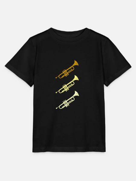 Trompete Bunt - Stanley/Stella Kinder T-Shirt MINI CREATOR - Schwarz