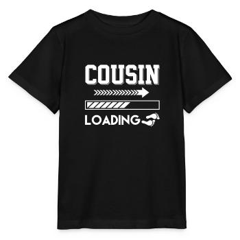 Cousin Geschenk Cousine Spruch Bald Lustig Familie - Stanley/Stella Kinder T-Shirt MINI CREATOR  - Schwarz - Vorne - Mikhail (115cm)