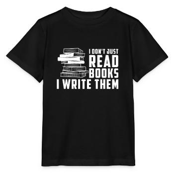 Écrivain Roman Schreiber Littérature Auteur - T-shirt bio MINI CREATOR Stanley/Stella Enfant - noir - Devant - Mikhail (115cm)