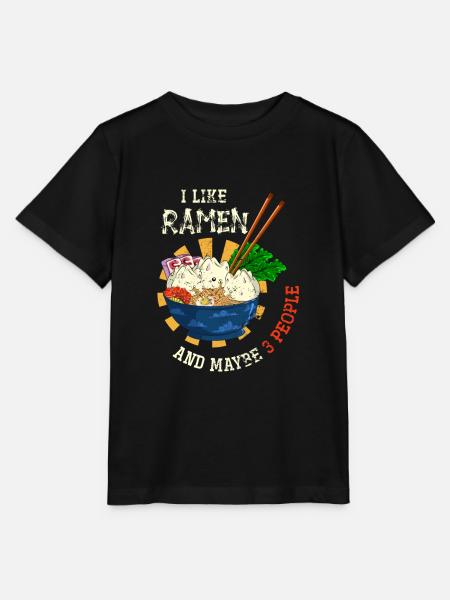 Ramen - Stanley/Stella Kinder T-Shirt MINI CREATOR - Schwarz