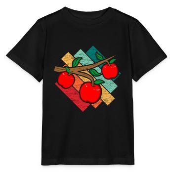 Apple - Stanley/Stella MINI CREATOR Kids’ T-Shirt - black - Front - Mikhail (115cm)
