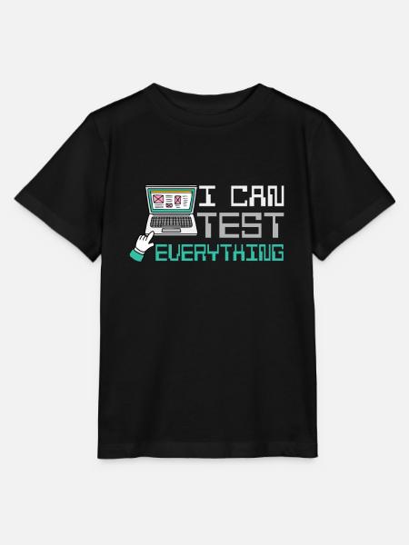 I can test everything - Stanley/Stella Kinder T-Shirt MINI CREATOR - Schwarz