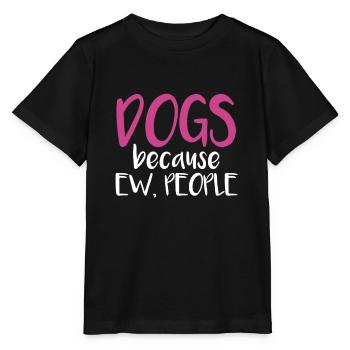 Hunde Spruch lustig Geschenk Hund - Stanley/Stella Kinder T-Shirt MINI CREATOR  - Schwarz - Vorne - Mikhail (115cm)