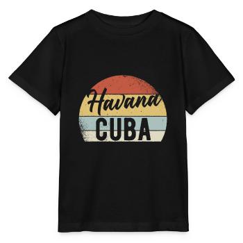 Havana Cuba - Stanley/Stella MINI CREATOR Kids’ T-Shirt - black - Front - Mikhail (115cm)