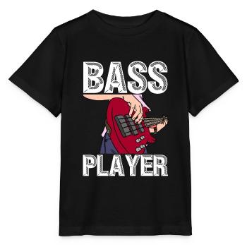 Bass Player - Bass Guitar Bass Player Music - Stanley/Stella MINI CREATOR Kids’ T-Shirt - black - Front - Mikhail (115cm)