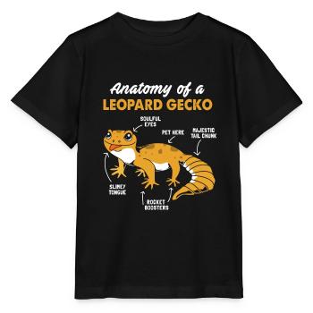 Gecko Anatomie - Stanley/Stella Kinder T-Shirt MINI CREATOR  - Schwarz - Vorne - Mikhail (115cm)