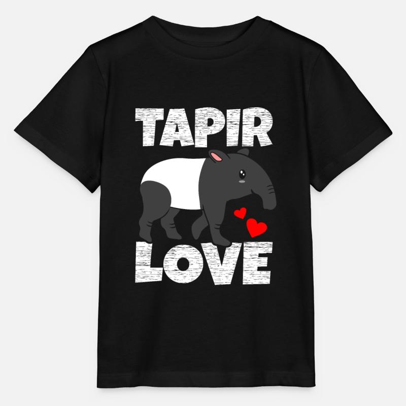 Tapir - Stanley/Stella Kinder T-Shirt MINI CREATOR  - Schwarz