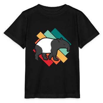Tapir - T-shirt bio MINI CREATOR Stanley/Stella Enfant - noir - Devant - Mikhail (115cm)