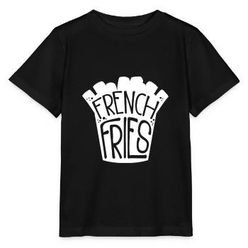 Pommes - Stanley/Stella Kinder T-Shirt MINI CREATOR  - Schwarz - Vorne - Mikhail (115cm)