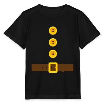 Costume de nain nain fantaisie amusant - T-shirt bio MINI CREATOR Stanley/Stella Enfant - noir - Devant - Mikhail (115cm)