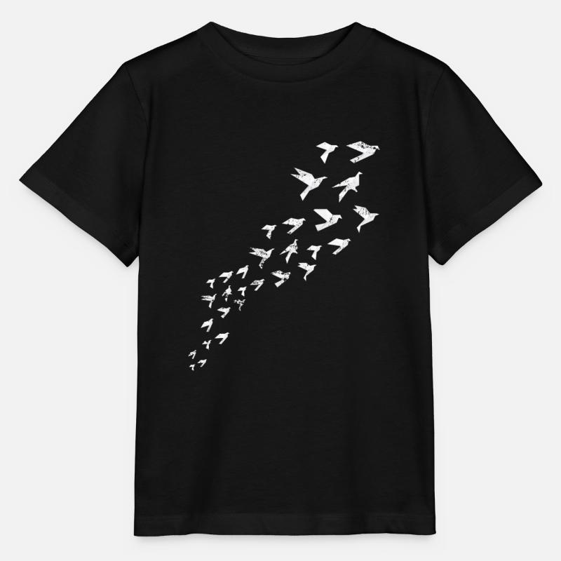 origami - T-shirt bio MINI CREATOR Stanley/Stella Enfant - noir
