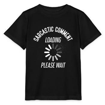 Sarkasmus sarkastischer Spruch Ironisch - Stanley/Stella Kinder T-Shirt MINI CREATOR  - Schwarz - Vorne - Mikhail (115cm)