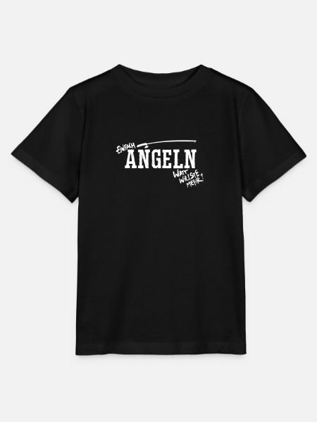 Simply fishing saying - Stanley/Stella MINI CREATOR Kids’ T-Shirt - black