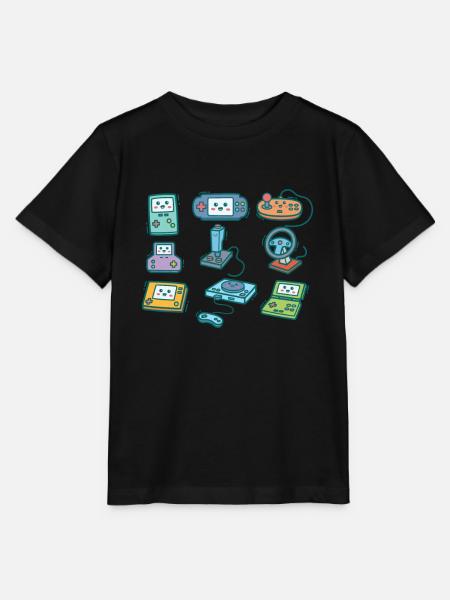 Computer Gaming Gamer Geschenk Zocken - Stanley/Stella Kinder T-Shirt MINI CREATOR - Schwarz