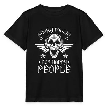 Metal music - Stanley/Stella MINI CREATOR Kids’ T-Shirt - black - Front - Mikhail (115cm)