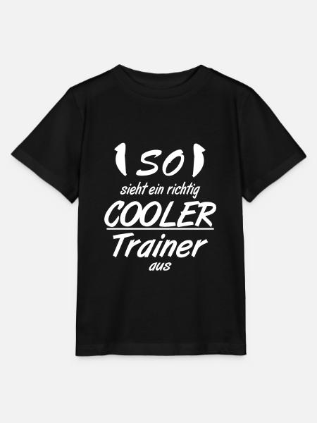 Trainer - So sieht eine richtig coole Trainer aus - Stanley/Stella Kinder T-Shirt MINI CREATOR - Schwarz