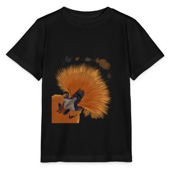 Neugieriges Seidenhuhn - Stanley/Stella Kinder T-Shirt MINI CREATOR  - Schwarz - Vorne - Mikhail (115cm)