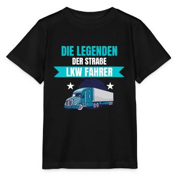 LKW Fahrer Brummi Trucker stolz lustig Geschenk - Stanley/Stella Kinder T-Shirt MINI CREATOR  - Schwarz - Vorne - Mikhail (115cm)