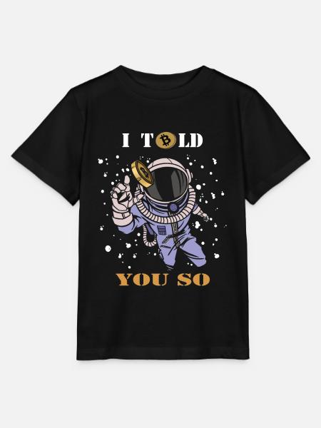 Bitcoin - Stanley/Stella Kinder T-Shirt MINI CREATOR - Schwarz