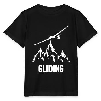 Pilote de planeur planeur planeur - T-shirt bio MINI CREATOR Stanley/Stella Enfant - noir - Devant - Mikhail (115cm)