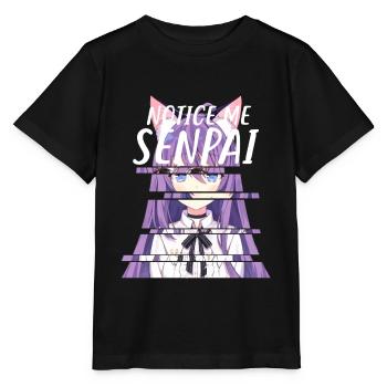 Notice Me Senpai - Japanese Anime - Stanley/Stella MINI CREATOR Kids’ T-Shirt - black - Front - Mikhail (115cm)