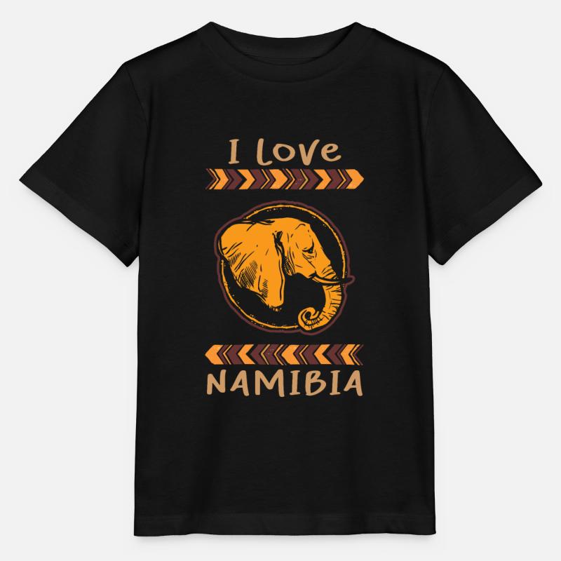 Namibia Afrika Shirt Geschenkidee - Stanley/Stella Kinder T-Shirt MINI CREATOR - Schwarz