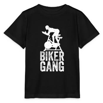 Indoor cycling Spin Cycling exercise bike Indoor bike - Stanley/Stella MINI CREATOR Kids’ T-Shirt - black - Front - Mikhail (115cm)