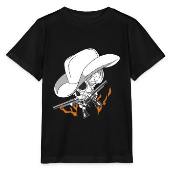 cowboy - Stanley/Stella MINI CREATOR Kids’ T-Shirt - black - Front - Mikhail (115cm)