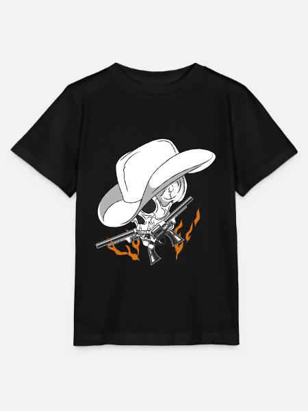 Cowboy - Stanley/Stella Kinder T-Shirt MINI CREATOR - Schwarz