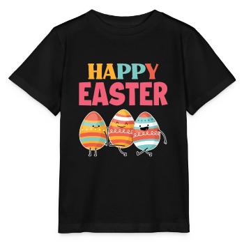 Pâques Pâques - T-shirt bio MINI CREATOR Stanley/Stella Enfant - noir - Devant - Mikhail (115cm)