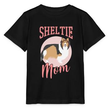 Shetland Sheltie Owner Gift - Stanley/Stella MINI CREATOR Kids’ T-Shirt - black - Front - Mikhail (115cm)