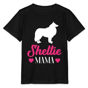 Shetland Sheltie Owner Gift - Stanley/Stella MINI CREATOR Kids’ T-Shirt - black - Front - Mikhail (115cm)
