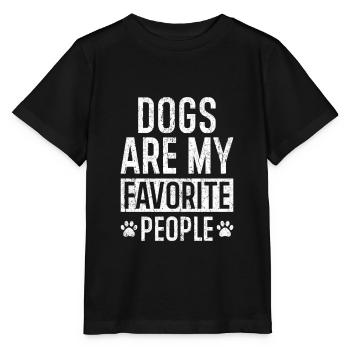 lustiger Hunde Spruch für Hundeliebhaber - Stanley/Stella Kinder T-Shirt MINI CREATOR  - Schwarz - Vorne - Mikhail (115cm)