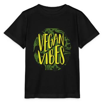 Vegan Veganer - Stanley/Stella Kinder T-Shirt MINI CREATOR  - Schwarz - Vorne - Mikhail (115cm)