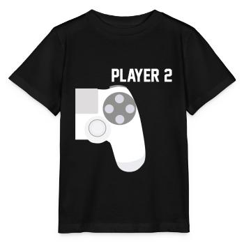 Zocker Gamer Player 2 - Stanley/Stella MINI CREATOR Kids’ T-Shirt - black - Front - Mikhail (115cm)