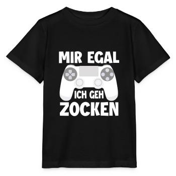 Zocken - Stanley/Stella Kinder T-Shirt MINI CREATOR  - Schwarz - Vorne - Mikhail (115cm)