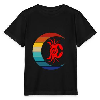 Sternzeichen Krebs - Stanley/Stella Kinder T-Shirt MINI CREATOR  - Schwarz - Vorne - Mikhail (115cm)