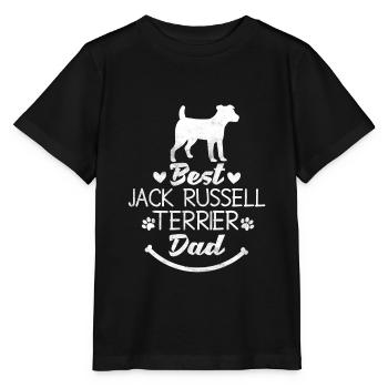 Jack Russel Terrier - Stanley/Stella Kinder T-Shirt MINI CREATOR  - Schwarz - Vorne - Mikhail (115cm)