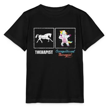 Proud occupational therapist - Stanley/Stella MINI CREATOR Kids’ T-Shirt - black - Front - Mikhail (115cm)