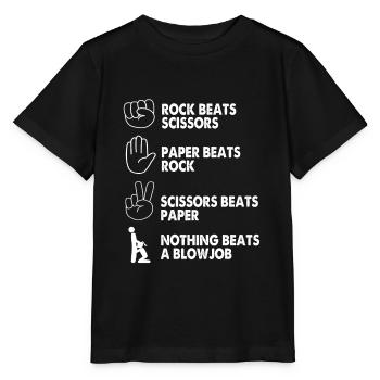 Stone Scissors Paper - Stanley/Stella MINI CREATOR Kids’ T-Shirt - black - Front - Mikhail (115cm)