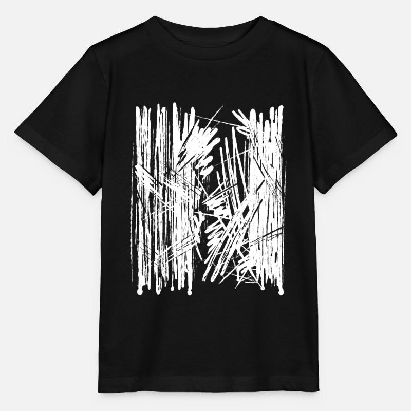 Taches de peinture dessin de peinture - T-shirt bio MINI CREATOR Stanley/Stella Enfant - noir