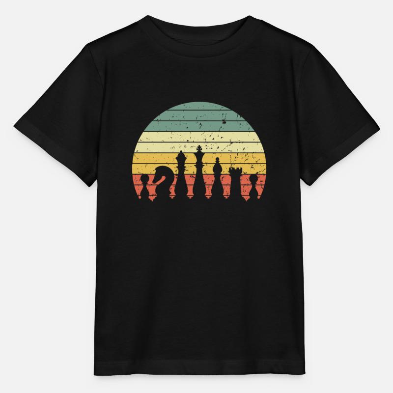 Chess Pieces Chess Games Chess Game Gift - Stanley/Stella MINI CREATOR Kids’ T-Shirt - black
