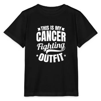 Cadeau de tenue de lutte contre le cancer de la prostate - T-shirt bio MINI CREATOR Stanley/Stella Enfant - noir - Devant - Mikhail (115cm)