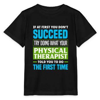 Physiotherapeut Arbeit Patient - Stanley/Stella Kinder T-Shirt MINI CREATOR  - Schwarz - Vorne - Mikhail (115cm)