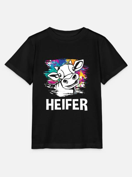 Kühe - Stanley/Stella Kinder T-Shirt MINI CREATOR - Schwarz
