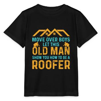 Dachdecker - Stanley/Stella Kinder T-Shirt MINI CREATOR  - Schwarz - Vorne - Mikhail (115cm)