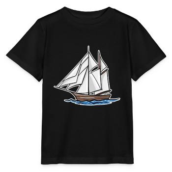 Boot - Stanley/Stella Kinder T-Shirt MINI CREATOR  - Schwarz - Vorne - Mikhail (115cm)