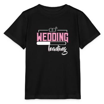 Marriage proposal engagement | Request wedding proposal - Stanley/Stella MINI CREATOR Kids’ T-Shirt - black - Front - Mikhail (115cm)